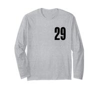 Number Twenty Nine #29 - Uniforme per Squadre Sportive, Compleanno 29 Maglia a Manica