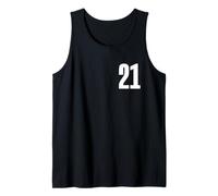 Number Twenty One #21 - Uniforme per Squadre Sportive, Compleanno 21 Canotta