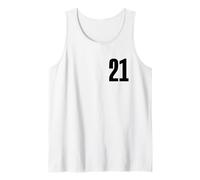 Number Twenty One #21 - Uniforme per Squadre Sportive, Compleanno 21 Canotta