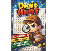 Number Word Search Puzzle Book: 60 Puzzles with 6 Difficulty Levels - Easy to Insane