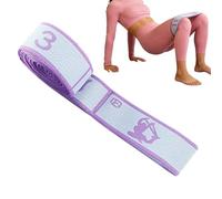 Numbered Resistance Bands - Elastic Glute Training Strap for Pilates, Yoga, and Stretching | 8-Section Workout Bands for Muscle Training, Fitness, Home, Gym, Office, Park, Travelers, Women, Men