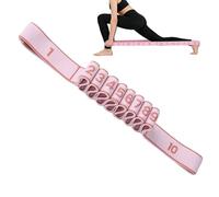 Numbered Resistance Bands, Elastic Training Equipment for Muscle Fitness, Stretching and Core Strength Exercise Bands for Women, Men Athletes Travelers and Home Gym Office or Outdoor Workouts