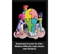 Numberlink Puzzles for Kids : Medium Difficulty Logic Games with Solutions