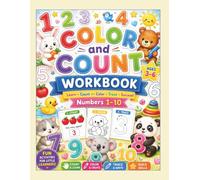 Numbers 1-10 Workbook for Kids: Trace, Count & Color: 100 Colorful Activities with Number Tracing, Counting, Shape Tracing, Mazes, Matching Games and ... for Preschool, Pre-K & Kindergarten Ages 3-6