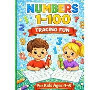 Numbers 1-100 Tracing Book for Kids Ages 4-6: Fun & Easy Number Writing Practice with Cute Star Icons for Preschool & Kindergarten