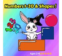 Numbers 1-20 & Shapes !: Fun Counting, Tracing & Coloring for Ages 2-6