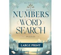 Numbers Bible Word Search Puzzles - LARGE PRINT: Christian Puzzle Books