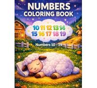Numbers Coloring Book: Numbers 10 - 19