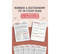 Numbers & Deuteronomy Chapter-by-Chapter Tip-In Bible Study Guide: Cut-Out Reference Cards with Chapter Reflections