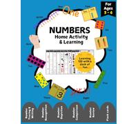 NUMBERS Home Activity & Learning Book: For Grade K - 1|60+ Worksheets|Activities to make kid school ready|Number ... cards