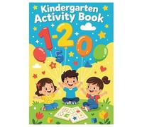 Numbers & Shapes Activity Book for Kids Ages 3-6: Tracing, Counting, Shapes, Colors, Mazes, and Fun Kindergarten Math Practice