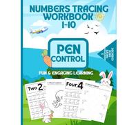 Numbers Tracing Workbook: Pen Control Fun & Engaging Learning