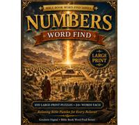 Numbers Word Find: 100 Large-Print Bible Word Search Puzzles for All Ages