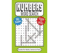 Numbers Word Search: Numbers Word Searches with Easy to Read Print featuring 4 to 7 Digit Combinations | 6x9 inches, 110 pages | 50+ Puzzles … Gift for Vacations, Holidays, Travel and Downtime