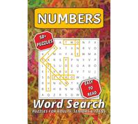 Numbers Word Search Puzzle Book: 50+ Word Search Puzzles Featuring Math Terms, Logic, and Numbers | Educational Brain Training for Adults, Seniors, ... | Easy-to-Read 6x9 Travel Size with Solutions