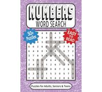 Numbers Word Search Puzzle Book: Number Searches with Easy to Read Print featuring Fun Sequences and Combinations | 6x9 inches, 110 pages | 50+ Puzzles … Gift for Vacations, Holidays and Relaxing