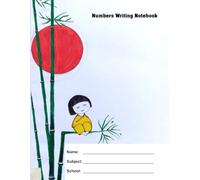 Numbers Writing Note Book: 15x15mm Square Boxes