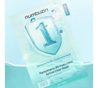 Numbuzin Maschera in tessuto per il viso No.1 Pantothenic B5 Hyaluronic Active Clear Mask - 26 ml / 1 pz