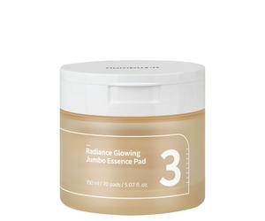 Numbuzin No.3 Radiance Glowing Jumbo Essence Pad - Dischetti Illuminanti per il Viso 70 pz