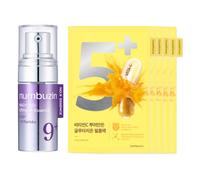 numbuzin - No.5+ Glutathione Vitamin Concentrated Mask - 5pcs & No.9 NAD+ BIO Lifting-sil Essence - 10ml (1ea) Set