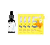 numbuzin - No.5+ Glutathione Vitamin Concentrated Serum - 30ml (1ea) X Mask (4ea) Set