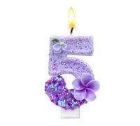 Numerate - Decorazioni con Glitter e Sequins - Numeri a Forma di per Torte - per Uomo Donna Mamma Papà Ragazzo Ragazza