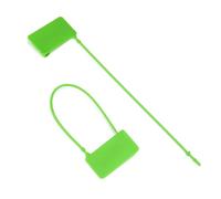 numerato sigillato a prova di manomissione, Sigilli di plastica numerati monouso antimanomissione scrivibili multicolore 100 pezzi(Green)