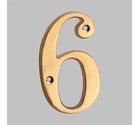 Numeri 3D galleggianti in ottone massiccio da 10,2 cm, lettere dorate moderne per porta dell'appartamento, lettere dell'alfabeto digitale per casa, indirizzi esterni, segnaletica esterna, montaggio a