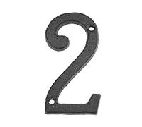 Numeri 3D per cassette postali, Targa for casa in ghisa Numeri digitali in metallo for porta fai da te Decorazione parete for bar e negozi for d'ingresso(2)