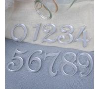 Numeri A 1 Pezzo for Indirizzo Di Casa - Numeri Di Cassetta Postale for Cassetta Postale Esterna, Sono Applicabili A Cassette Postali, Automobili, Rendendoli Più Personalizzati(0,White)