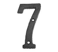 Numeri adesivi per cassette postali, 3D Cast Iron Metal White Street Number 1-9