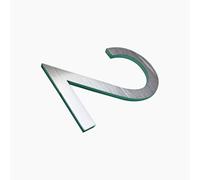 Numeri adesivi per cassette postali, 60mm Stainless Steel Self Adhesive House Numbers 0-9