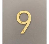 Numeri Autoadesivi Da 1 Pezzo Adesivi Con Numeri for Cassetta Postale, Numeri Civici For Esterni, Applicabili A Cassette Postali, Automobili, Porte, Finestre, Insegne, Ufficio, Stanza(9)