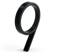 Numeri Civici 1 numero mobile nero da 5 pollici 125 mm for l'indirizzo esterno della cassetta postale dell'appartamento(9)