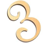 Numeri Civici 7 cm 0-9 adesivo acrilico autoadesivo con numero civico targa color oro argento targhetta for porta di casa numeri(Gold,3)