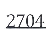 Numeri Civici Da 1 Pezzo for Targhe Esterne In Metallo Con Grandi(19x7 Inches)