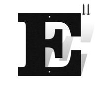 Numeri civici da 10 cm, colore nero opaco, antiruggine, in metallo resistente, per casa, resistenti alle intemperie, numeri da 0 a 9 e lettere A-Z in metallo per esterni, set completo per porte