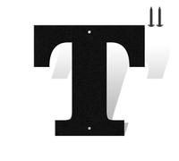 Numeri civici da 20,3 cm, colore nero opaco, antiruggine, in metallo resistente, per casa, resistenti alle intemperie, numeri da 0 a 9 e lettere dalla A alla Z, set completo per porte, cancelli