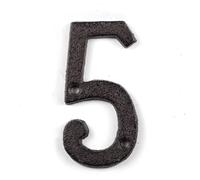 Numeri Civici Da 3 Pollici Con Viti, Numero Moderno In Metallo Per Porta, Targhetta Per Indirizzo Della Cassetta Postale, Decorativa Per Esterni, Per Appartamento, Ufficio, Hotel(5)