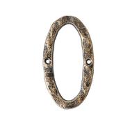 Numeri civici da 5,5 pollici con viti - Numero di porta moderno in metallo, numeri civici in bronzo di ghisa, cartello indirizzo, per esterno, cassetta delle lettere, appartamento, giardino(0)