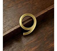 Numeri Civici Da Esterno, Adesivi Numerati Autoadesivi, Targhetta Indirizzo | 5CM Decorazione Del Numero Della Porta In Ottone Da For Esterni, Decalcomania Della Parete In Mattoni 3D(9)