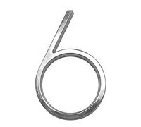 Numeri civici digitali con lettere dell'alfabeto, 12 cm, #0-9, numeri in argento, targhe in lega di zinco moderne 3D da 5 pollici, for porte casa, 1 pezzo(Satin Nickel 6)