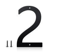 Numeri civici e lettere in metallo da 30 cm per cartelli esterni, numeri civici per esterni, lettere e numeri di indirizzi in alluminio per porta, cassetta postale, giardino, perfetti per casa o