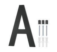 Numeri civici galleggianti 8" numero civico moderno A con kit per chiodi argento