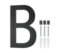 Numeri civici galleggianti 8" numero civico moderno B con kit per chiodi argento