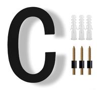 Numeri civici galleggianti grandi da 20,3 cm per esposizione residenziale e commerciale, materiale resistente alle intemperie (C)