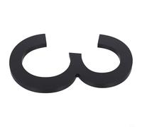 Numeri civici galleggianti moderni da 20,3 cm con grande effetto ombra nera, per indirizzi di casa su garage o cancello, targa da giardino in ABS resistente alle intemperie per (3)