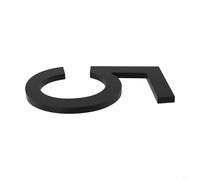 Numeri civici galleggianti moderni da 20,3 cm per una facile identificazione degli indirizzi, design con ombre nere per tutte le condizioni atmosferiche (