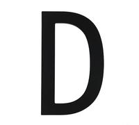 Numeri civici galleggianti resistenti alle intemperie, design elegante e moderno per casa, garage e altri usi (D)