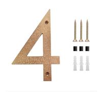 Numeri civici grandi da 20,3 cm con un unico supporto galleggiante, progettato per alta visibilità e facile installazione (4)